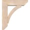 Ekena Millwork Thorton Slat Smooth Bracket w/ Offset Brace, Douglas Fir, 7 1/2"W x 26"D x 30"H BKT0806X26X30THR06SDF - alternate 4